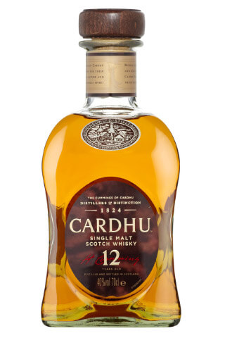 Butelka 12 letniej whisky Cardhu