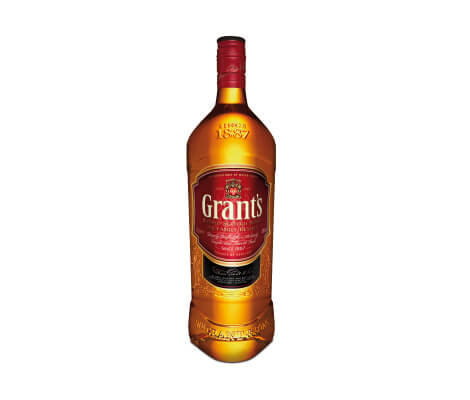 Butelka popularnej whisky mieszanej Grant's