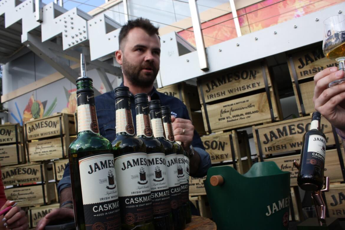 Stoisko Jameson na whisky festiwal Jastrzębia Góra 2017