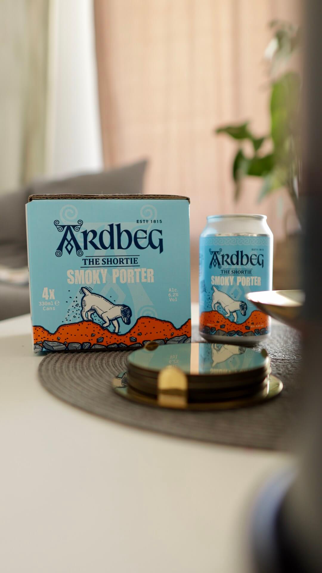 Puszka i pudełko Ardbeg the shortie smoky porter